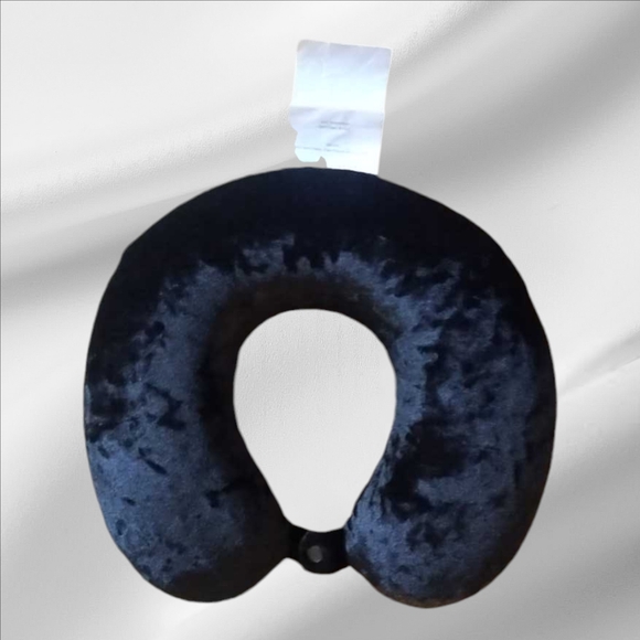 Cloudz Luxe Crushed Velvet Memory Foam Neck Pillow - Picture 5 of 5